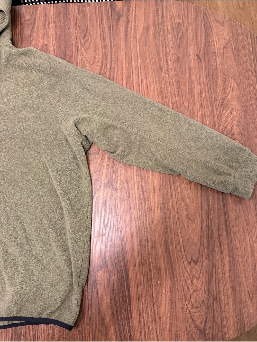 Nike Olive Green Quarter-Zip Fleece Pullover - Picture 7 of 11
